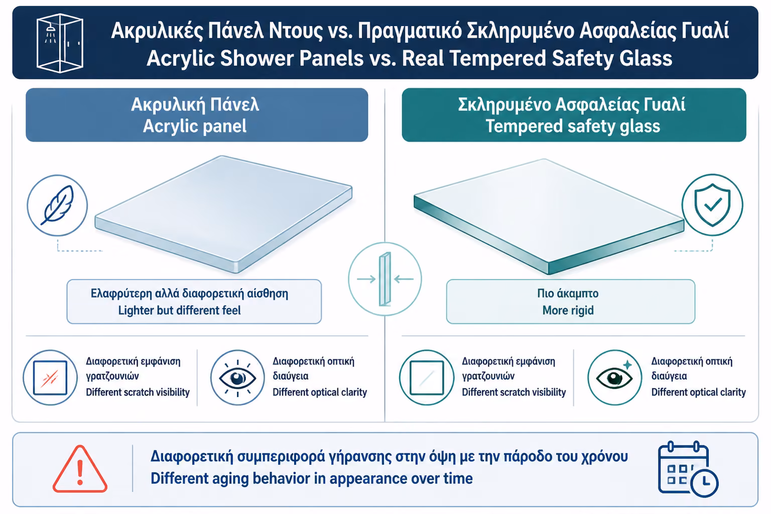 Εικονογράφηση για Γιατί αποφεύγουμε το ακρυλικό “τζάμι”