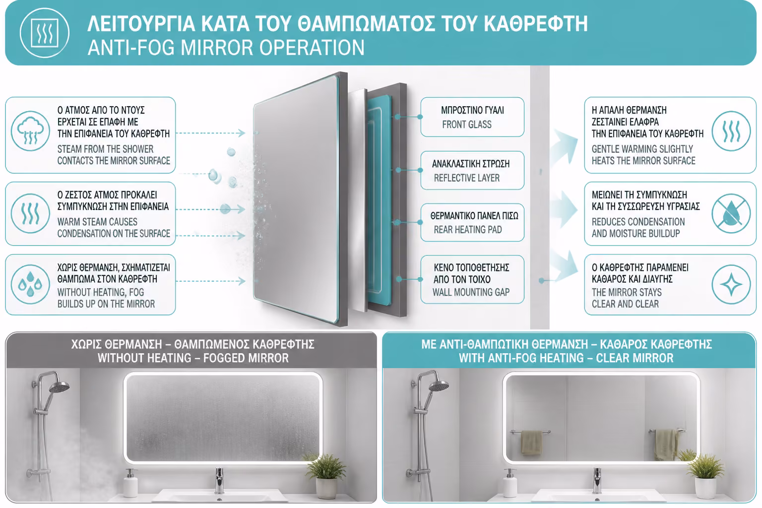 Εικονογράφηση για 2. Anti-fog λειτουργία: πώς δουλεύει πραγματικά