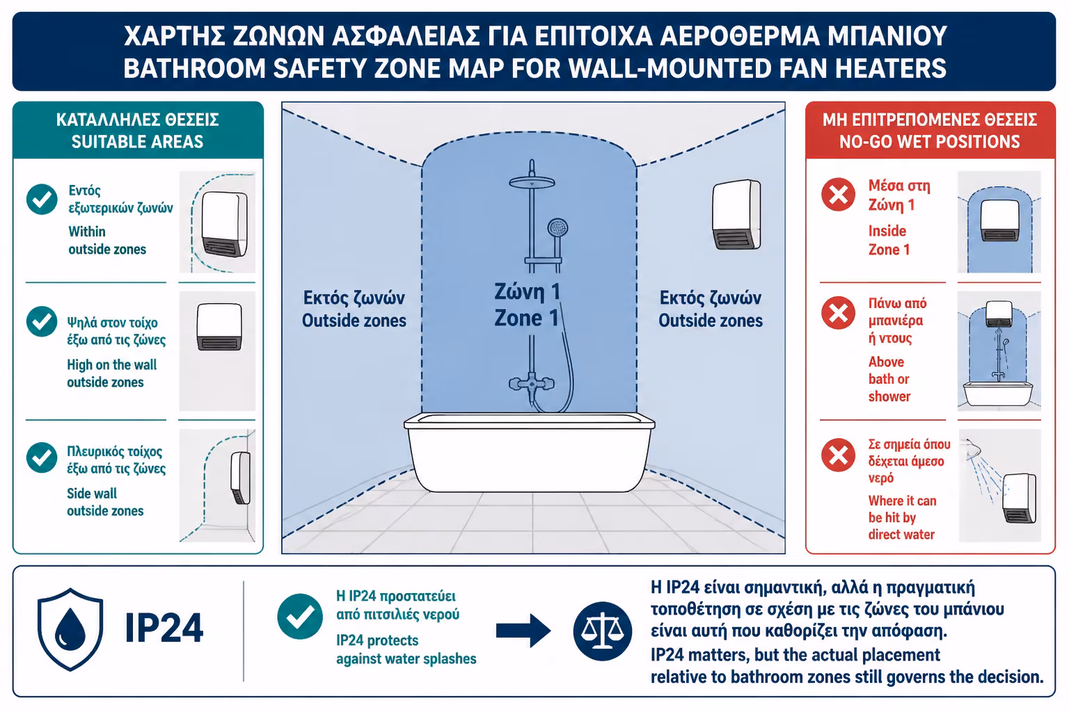 Εικονογράφηση για 6. Ζώνες μπάνιου: πού μπορεί να μπει