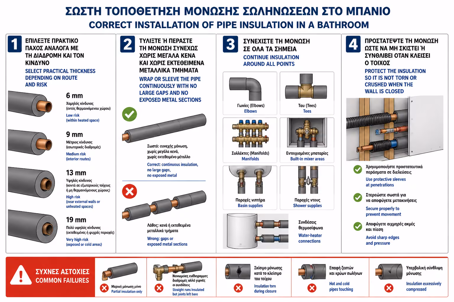 Εικονογράφηση για 10. Σωστή Εφαρμογή Μόνωσης