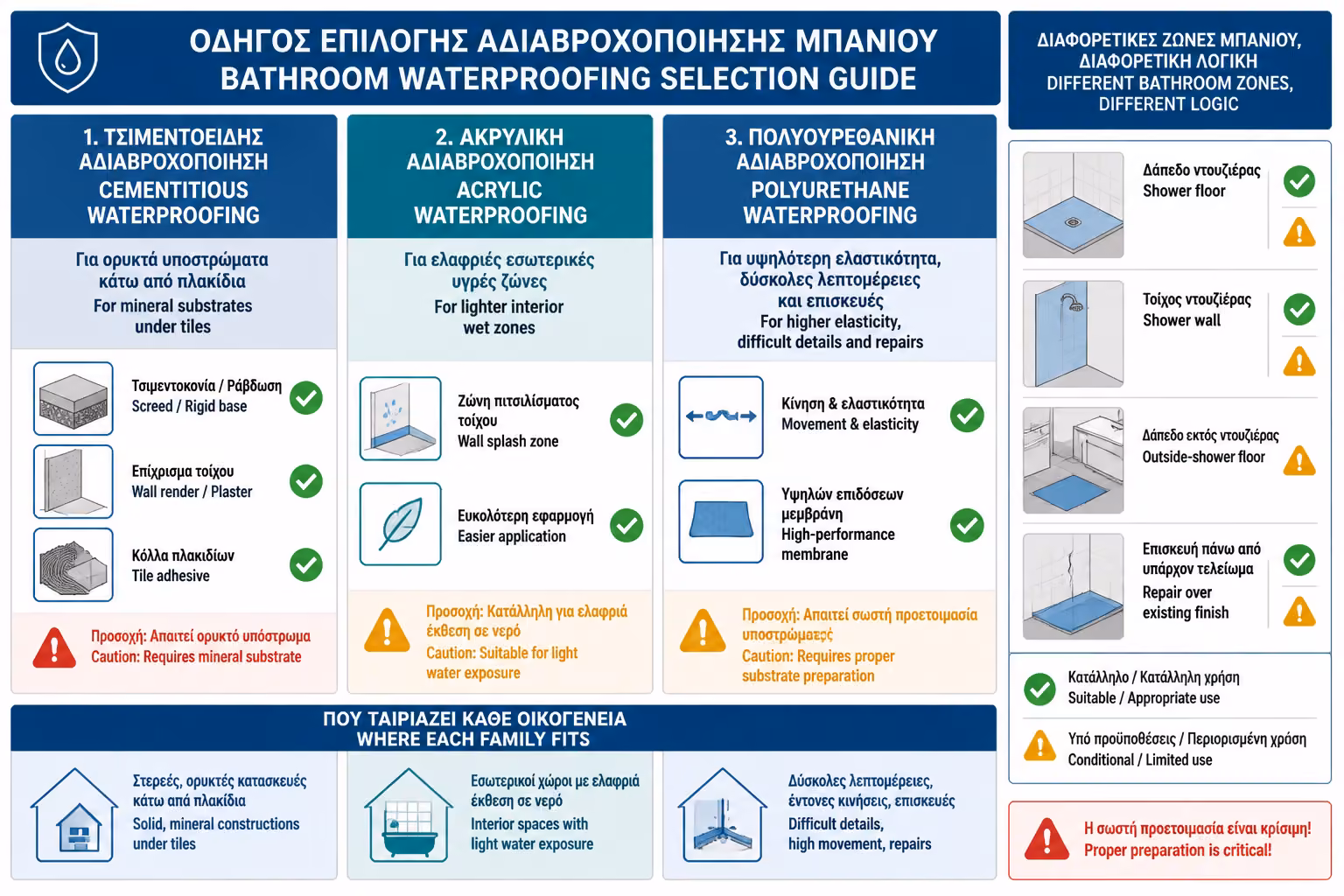 Εικονογράφηση για 1. Πρώτα ξεκαθαρίζουμε κάτι βασικό: δεν υπάρχει ένα υλικό για όλα