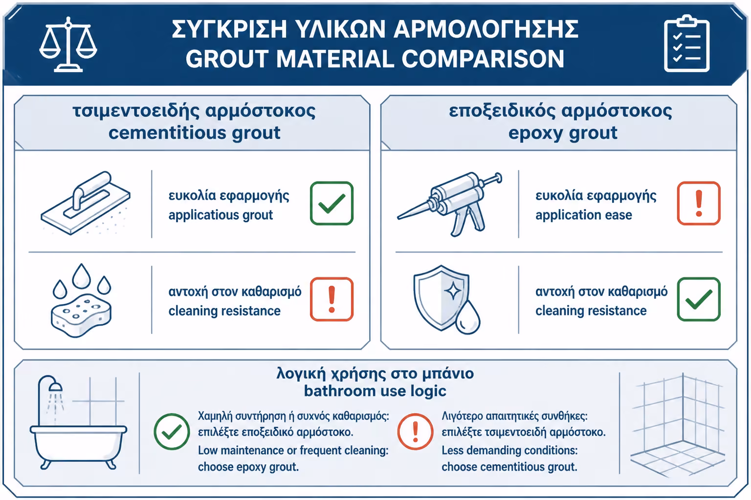 Εικονογράφηση για 2. Τι είναι ο εποξειδικός αρμόστοκος
