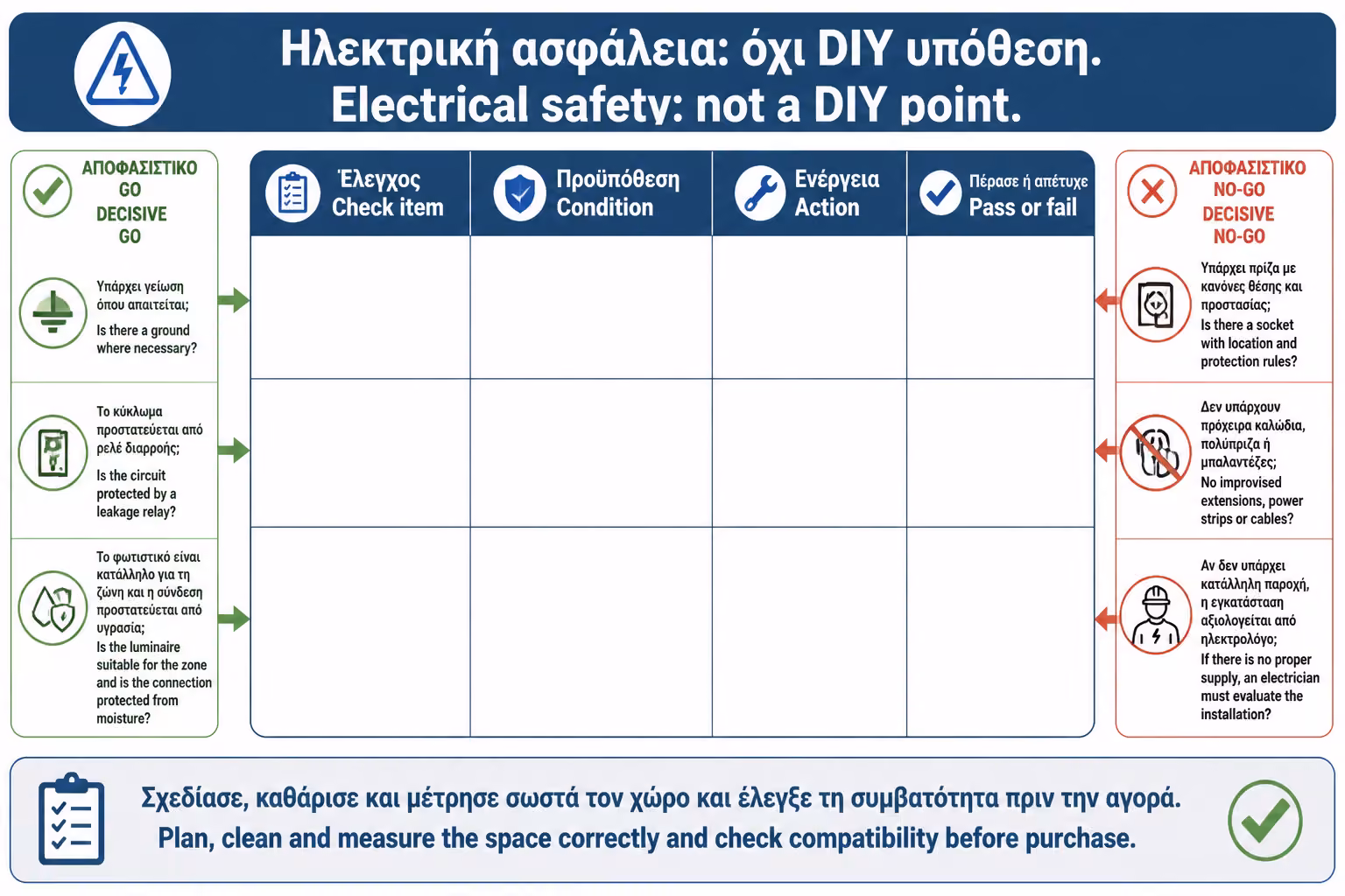 Εικονογράφηση για 9. Ηλεκτρολογική ασφάλεια: δεν είναι DIY σημείο