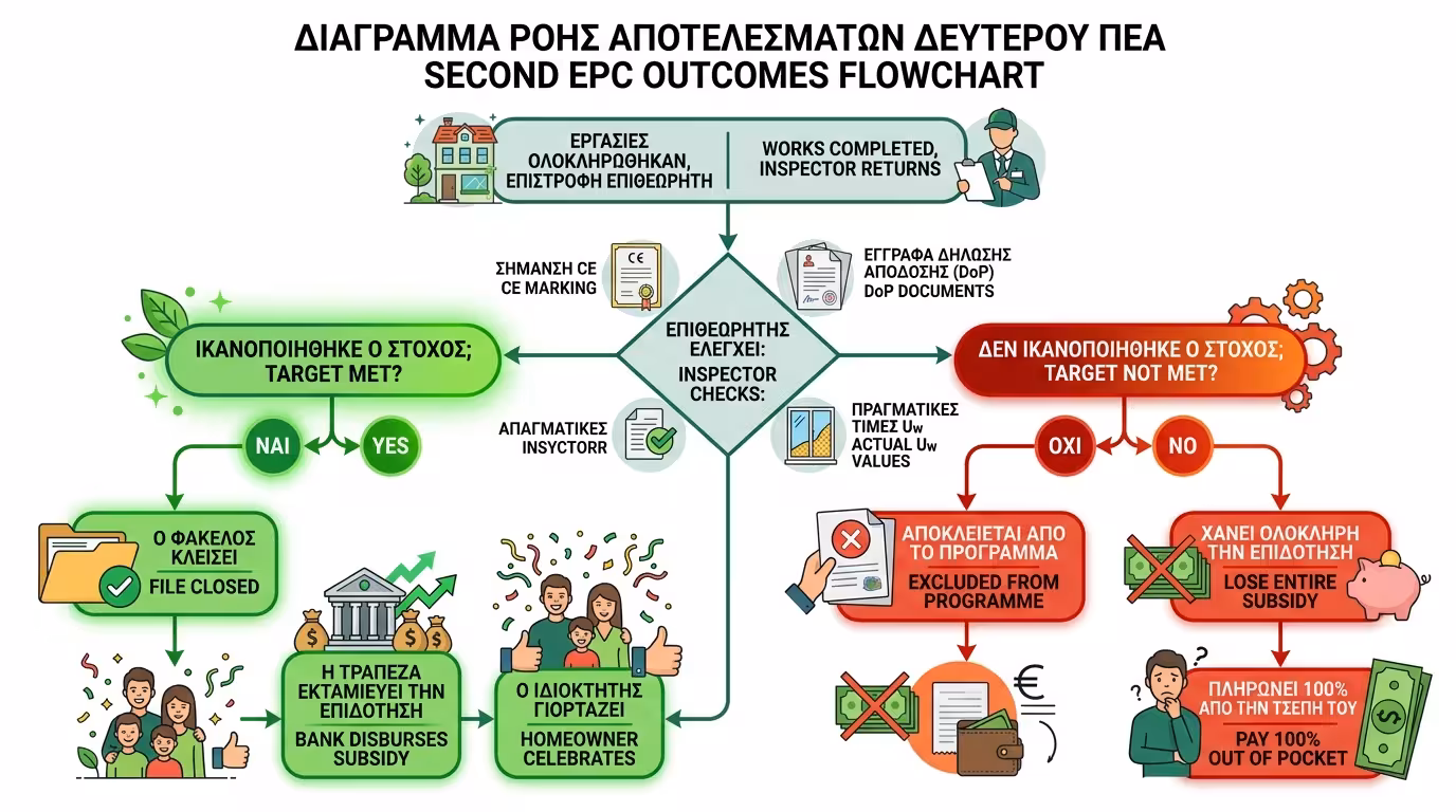Δεύτερο ΠΕΑ - αυτοψία, έλεγχος CE/DoP, εκταμίευση ή απένταξη