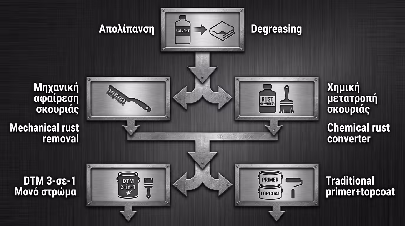 Διαδικασία απολίπανσης και προετοιμασίας: η κρίσιμη σημασία της αφαίρεσης των ελαίων.