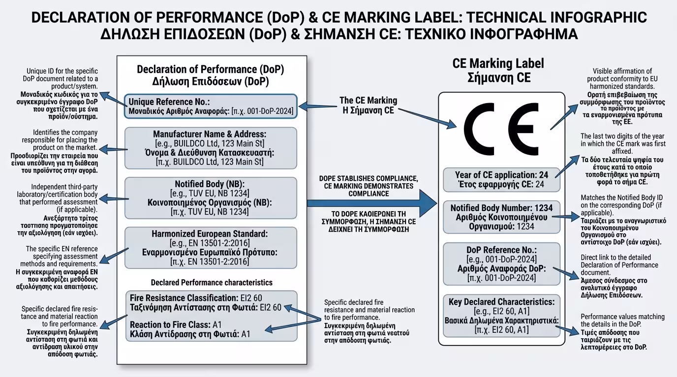 Σήμα CE και Δήλωση Επιδόσεων (DoP) - η πραγματική απόδειξη
