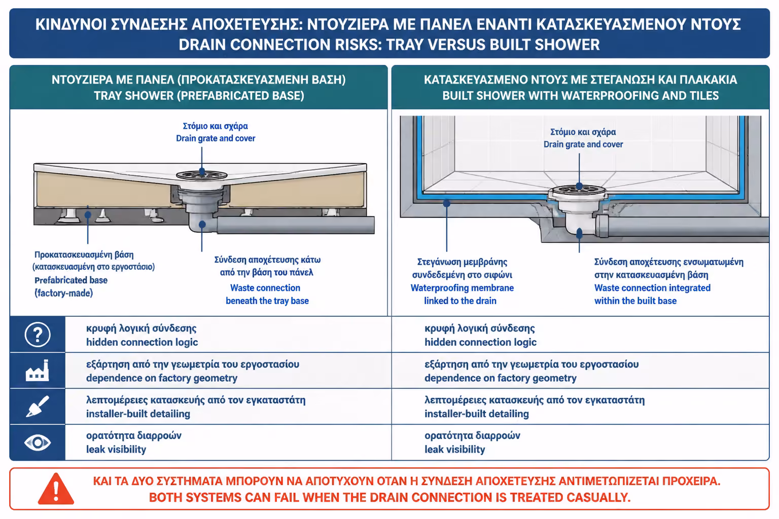Εικονογράφηση για 10. Η σύνδεση με το σιφώνι και την αποχέτευση