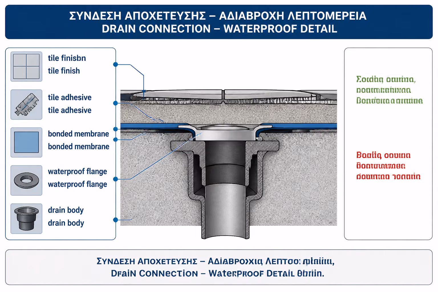 Εικονογράφηση για 4. Η φλάντζα στεγάνωσης: ο πραγματικός σύνδεσμος με τη μεμβράνη
