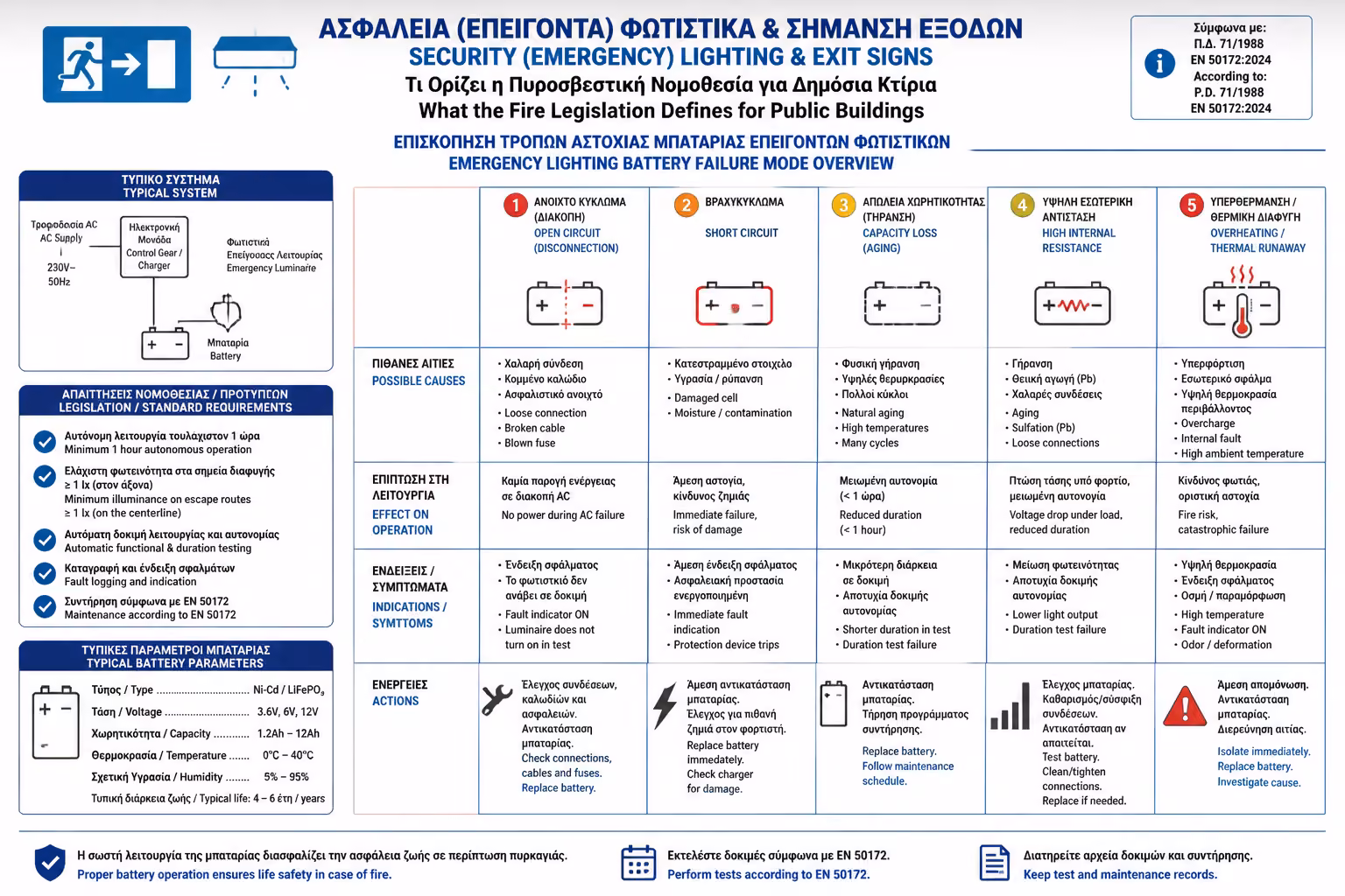 Εικονογράφηση για 1. Τι είναι ο Φωτισμός Ασφαλείας (Πώς λειτουργεί;)