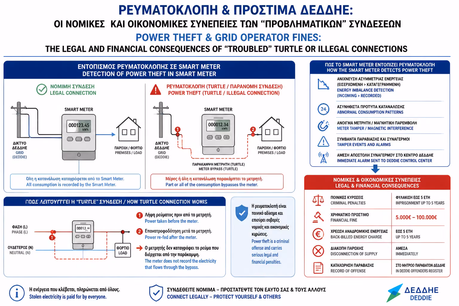 Εικονογράφηση για 2. Πώς την εντοπίζει ο ΔΕΔΔΗΕ; (Το τέλος της ατιμωρησίας)