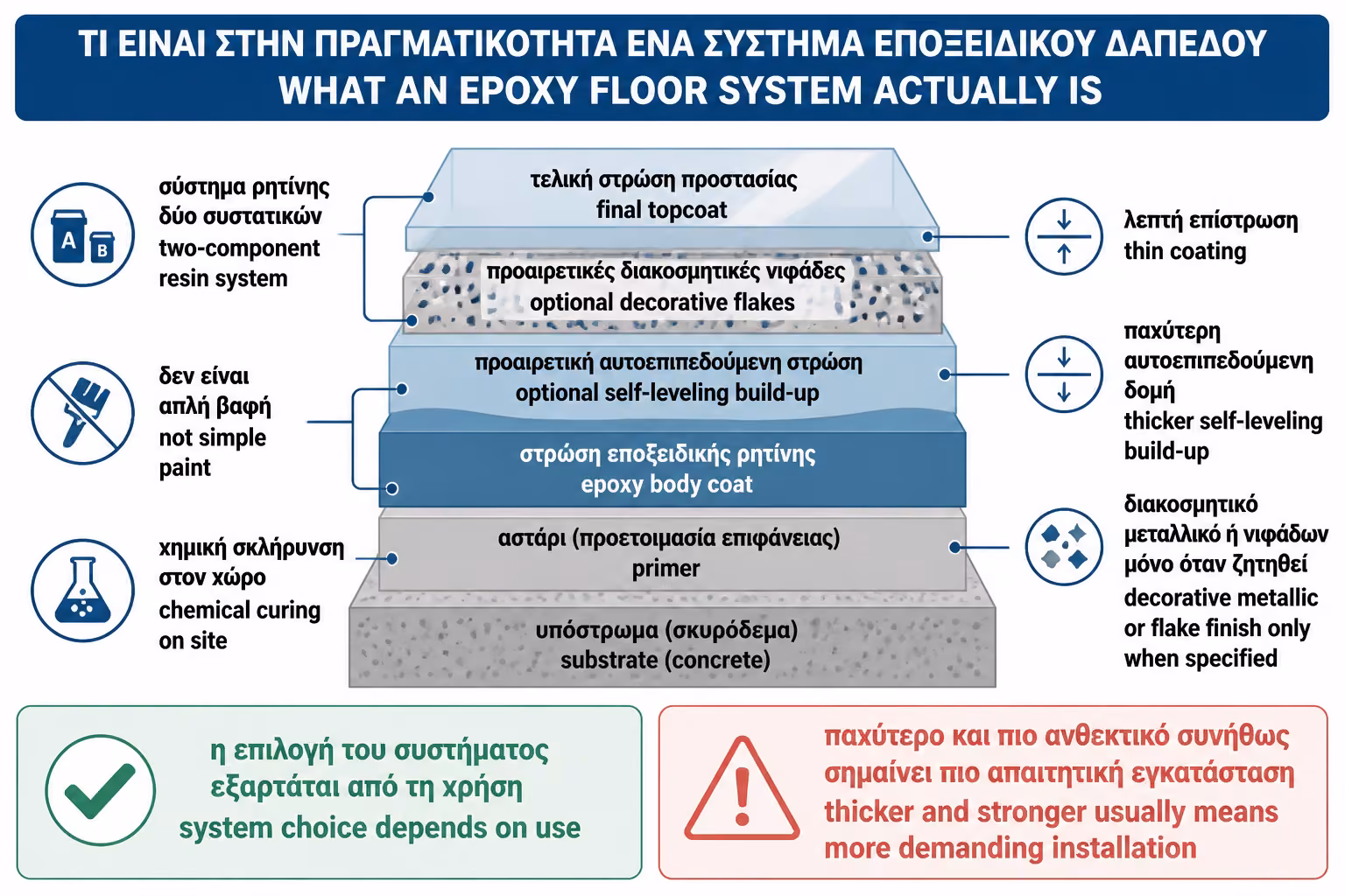 Εικονογράφηση για 1. Τι είναι το εποξειδικό δάπεδο