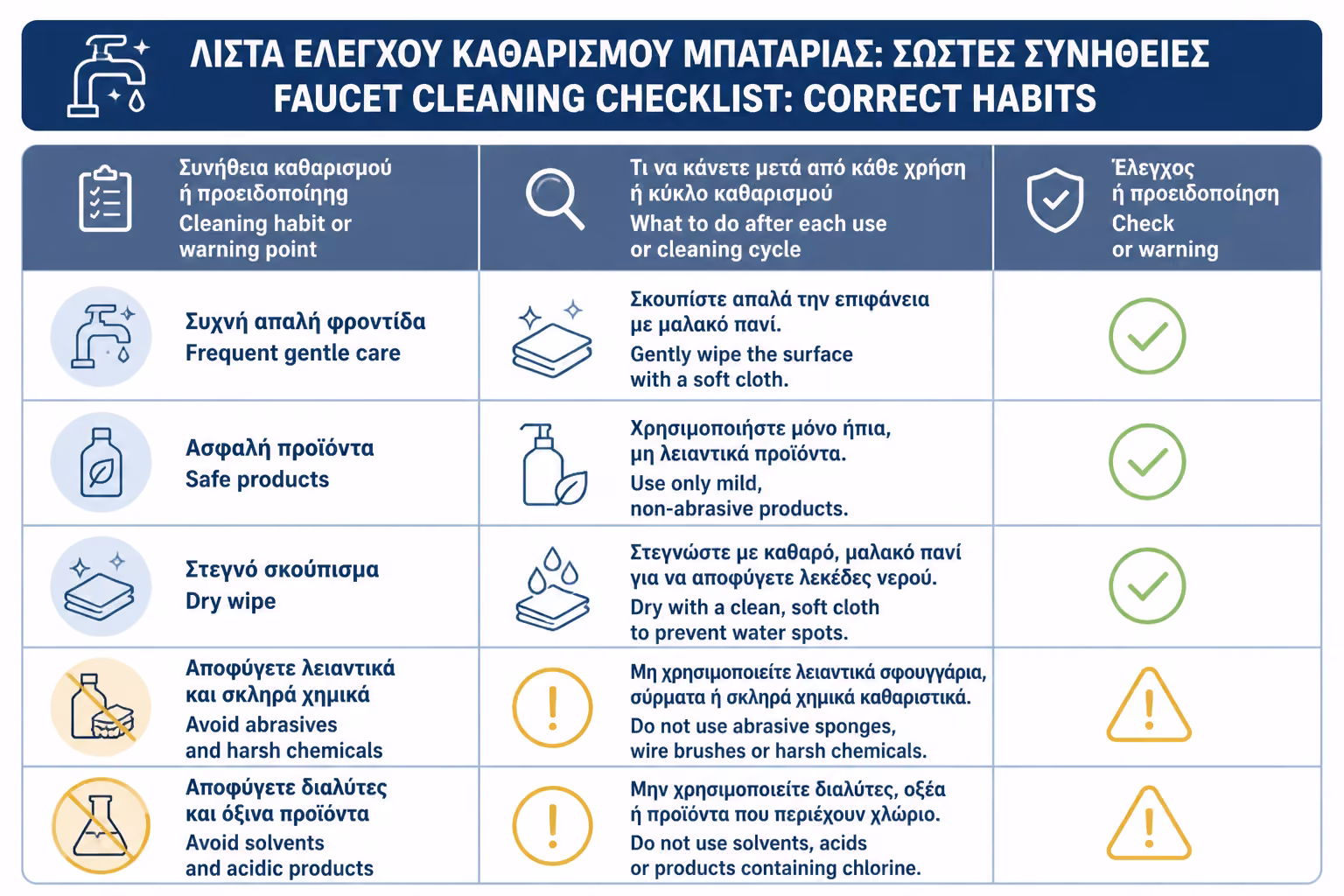 Εικονογράφηση για 17. Πρακτικό checklist σωστού καθαρισμού μπαταριών
