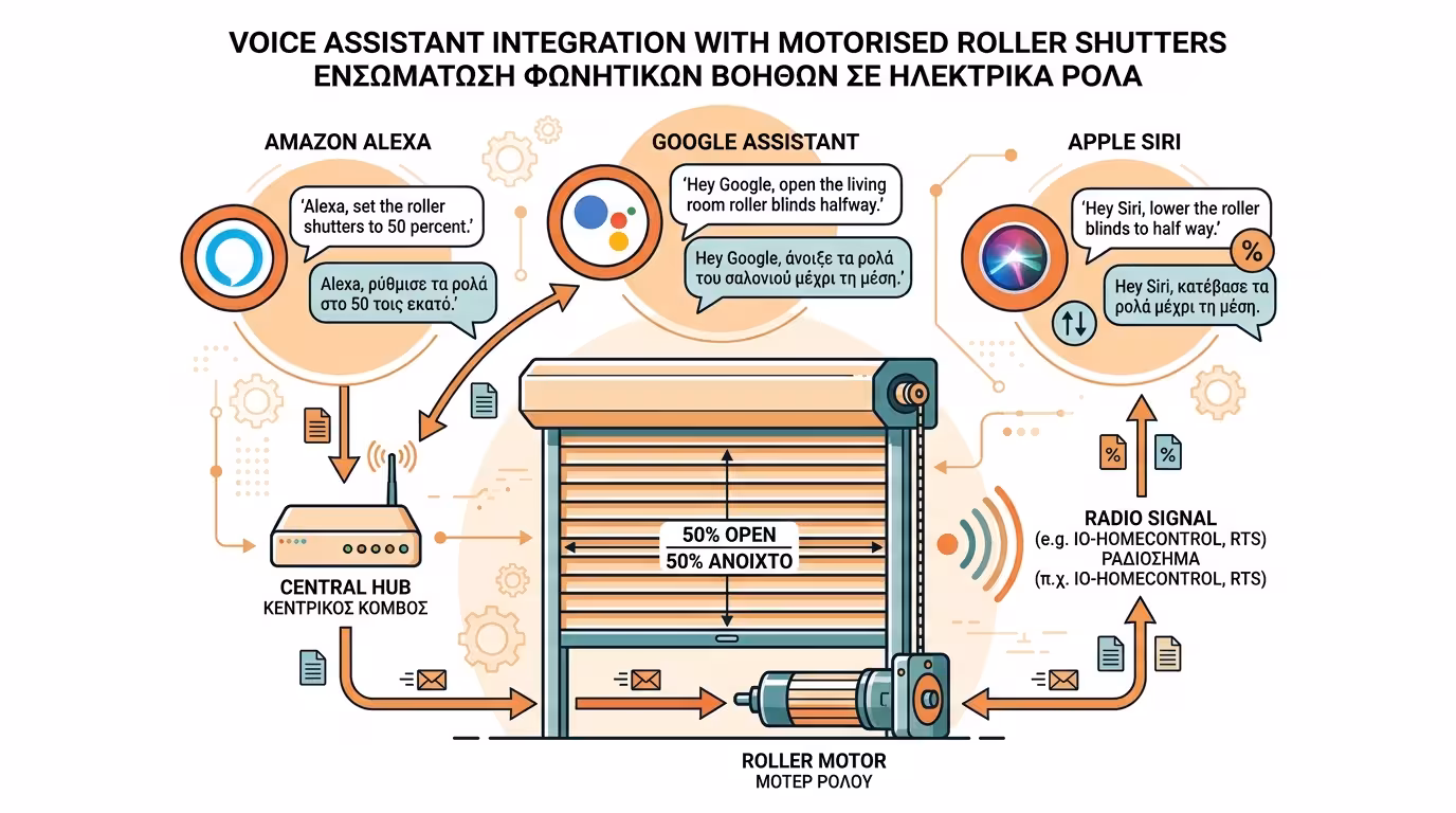 Σενάρια αυτοματισμών σε εφαρμογή Smart Home - ρολά, φώτα, κλιματισμός