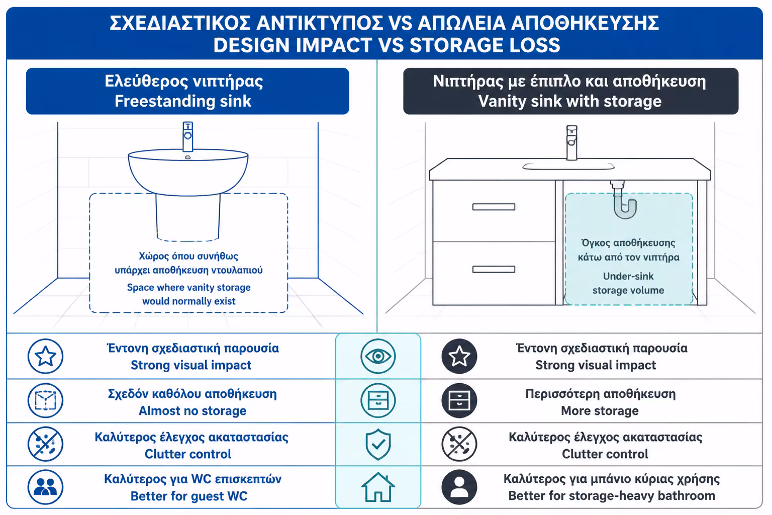 Εικονογράφηση για 4. Το μεγάλο μειονέκτημα: σχεδόν μηδενικός αποθηκευτικός χώρος