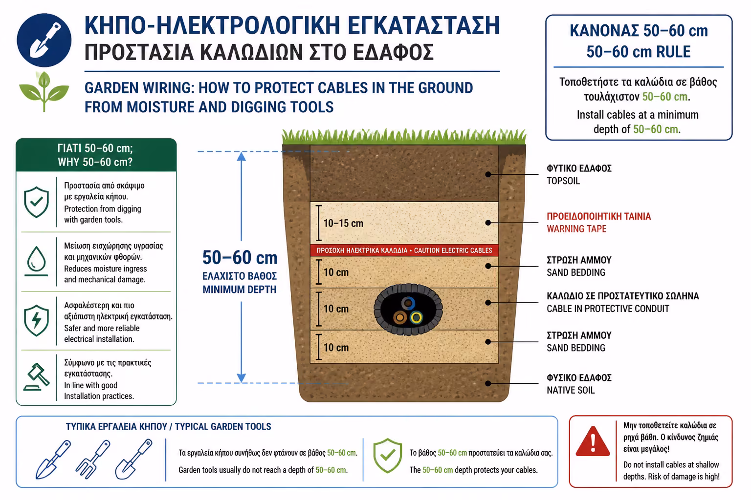 Εικονογράφηση για 1. Το Βάθος και η Τάφρος (Ο Κανόνας των 50cm)