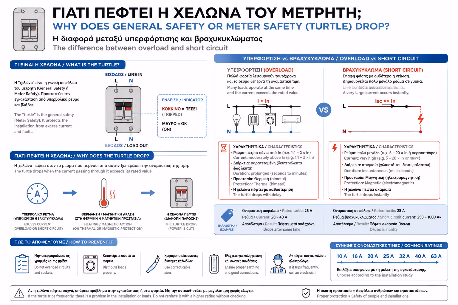 Εικονογράφηση για 3. Γιατί πέφτει η "Χελώνα" (Μετρητής) και όχι η ασφάλεια του σπιτιού;