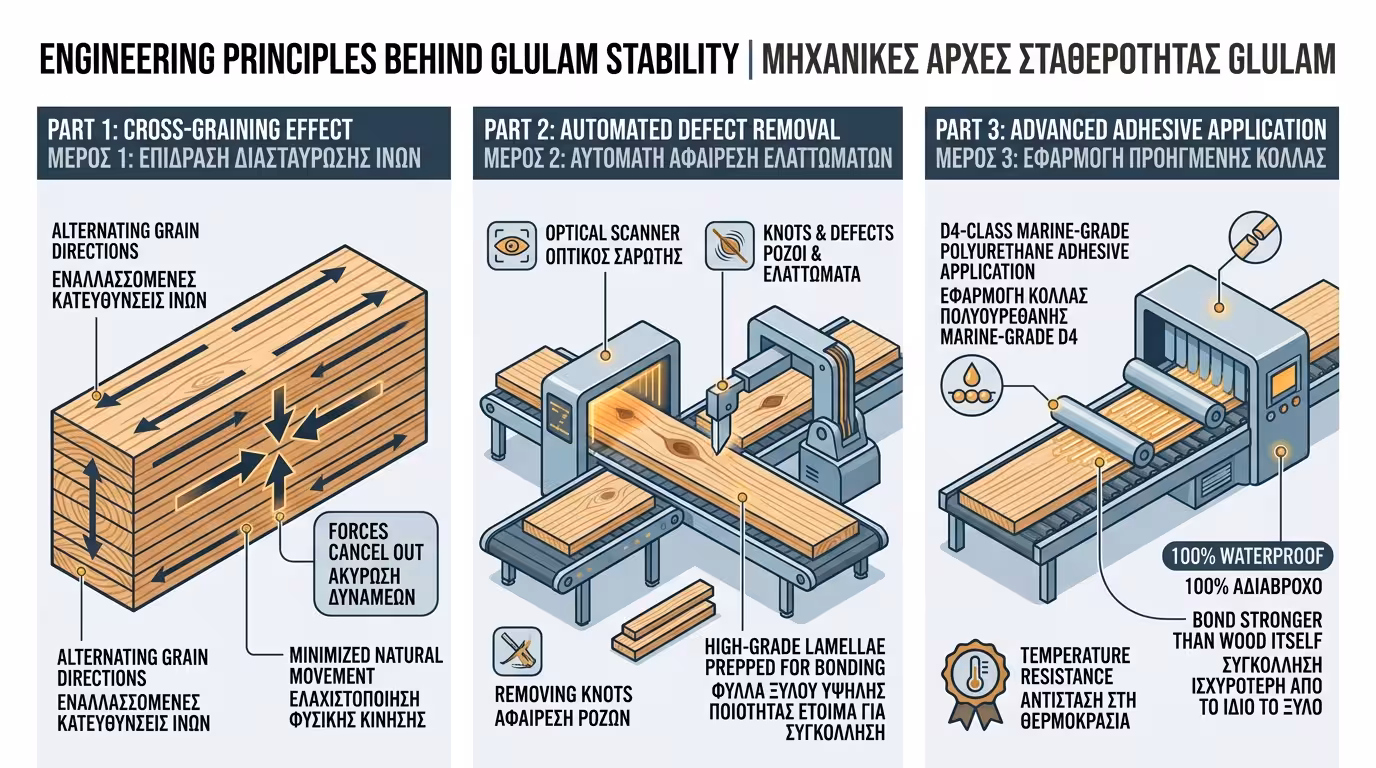 3-ply vs 4-ply - τρικολλητή vs τετρακολλητή ξυλεία