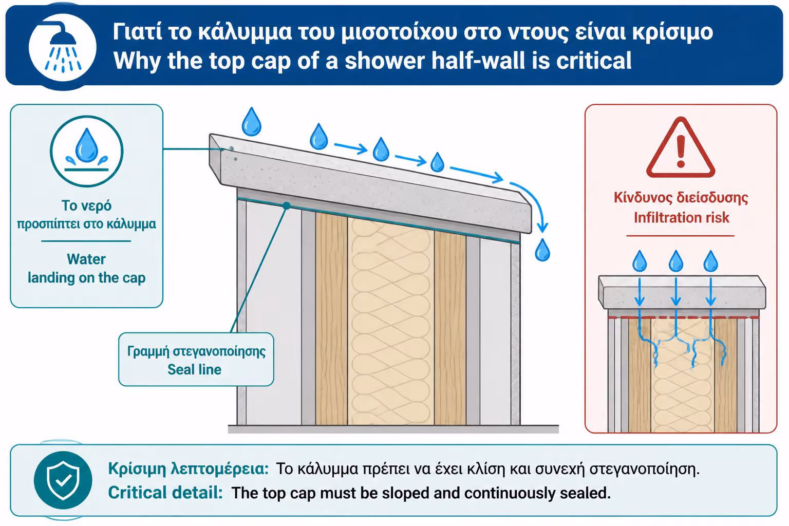 Εικονογράφηση για 6. Η κορυφή του στηθαίου είναι κρίσιμο σημείο