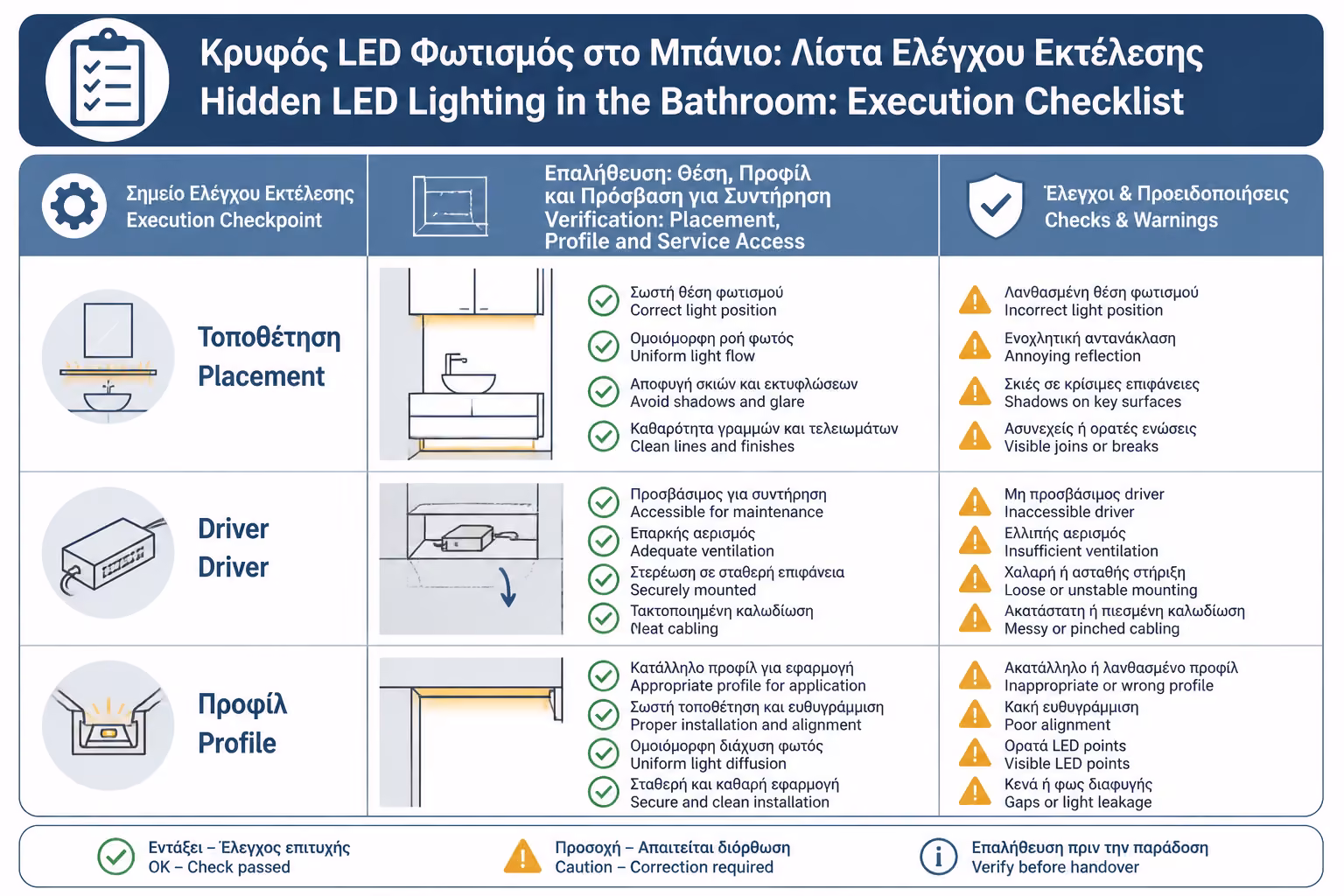 Εικονογράφηση για 20. Πρακτικό checklist πριν βάλετε κρυφό φωτισμό LED στο μπάνιο