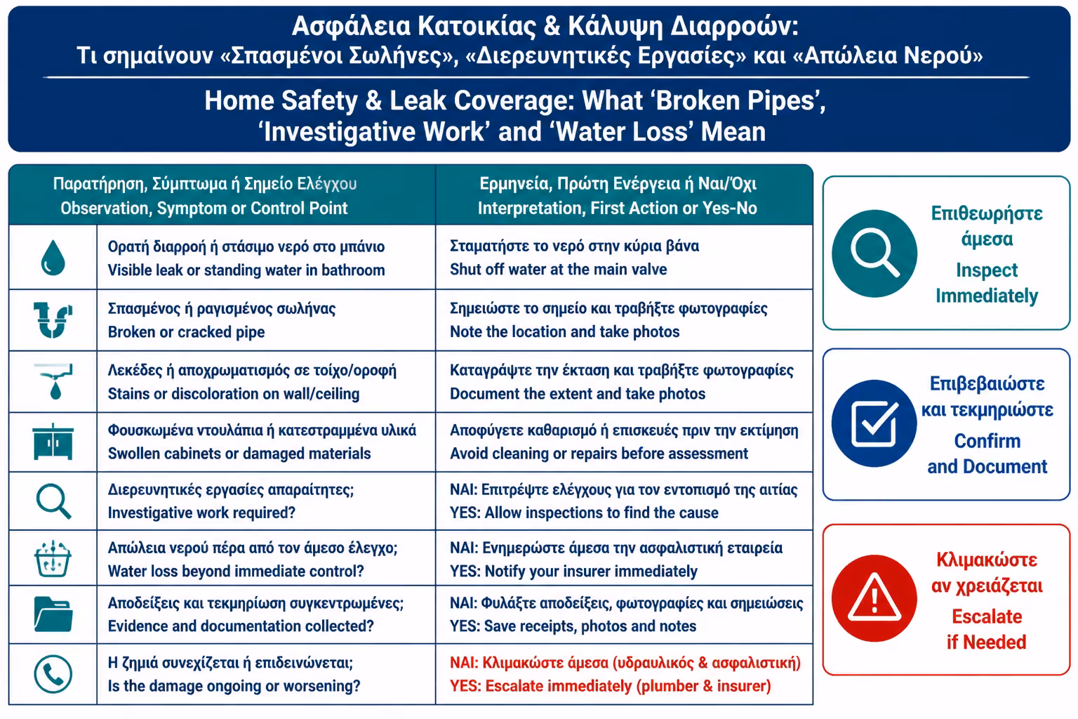 Εικονογράφηση για 17. Πρακτικό checklist για αποζημίωση διαρροής
