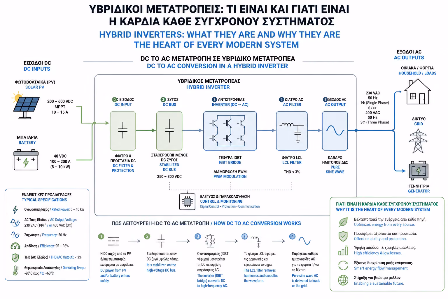 Εικονογράφηση για 1. Ο Βασικός Ρόλος: Ο "Μεταφραστής" (Από DC σε AC)