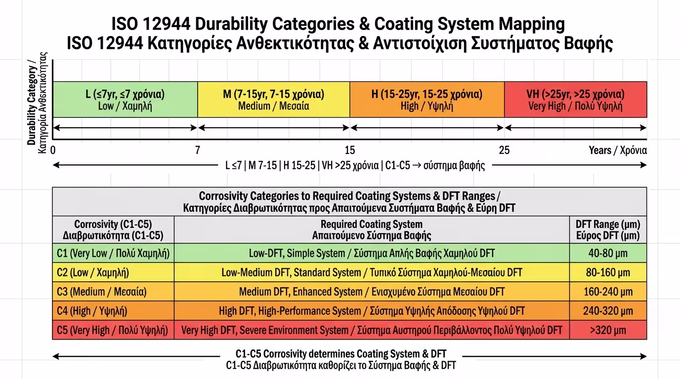 Τεχνική αξιολόγηση επιφανειών σύμφωνα με το πρότυπο ISO 12944-8.