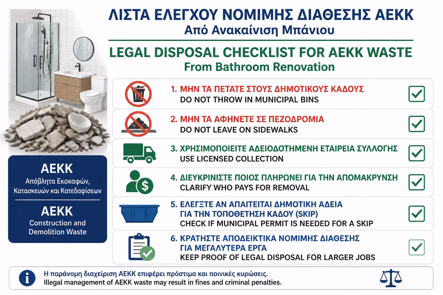 Εικονογράφηση για 2. Τι Λέει η Νομοθεσία για τα Μπάζα