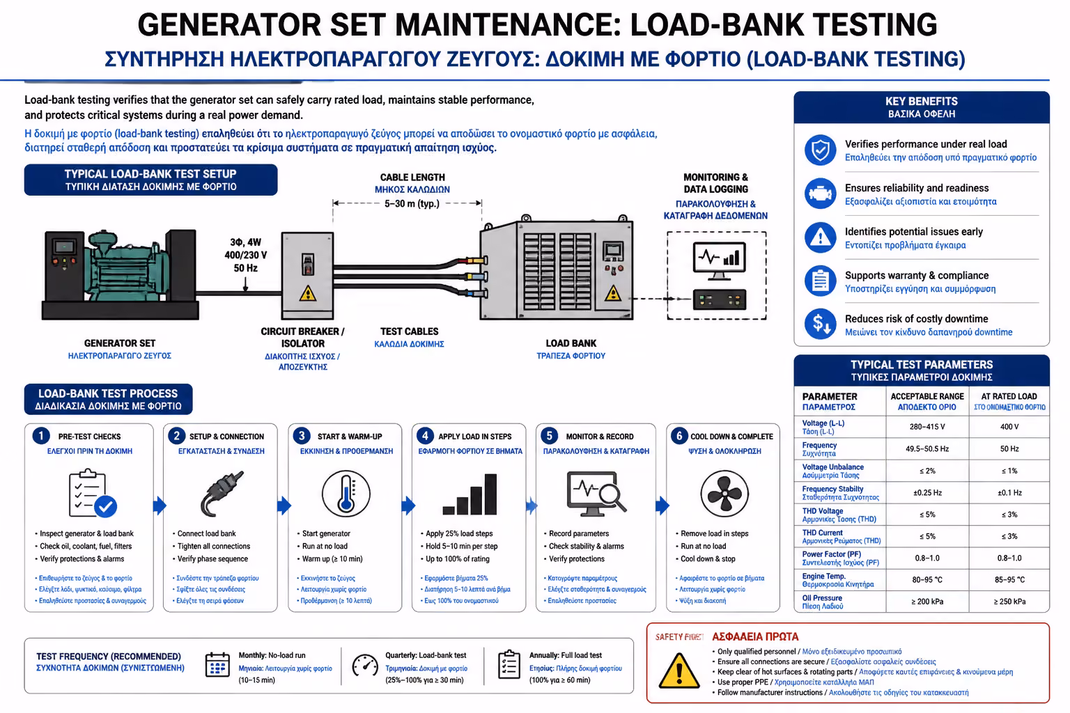 Εικονογράφηση για 4. Η Απόλυτη Δοκιμή: Load Bank Testing