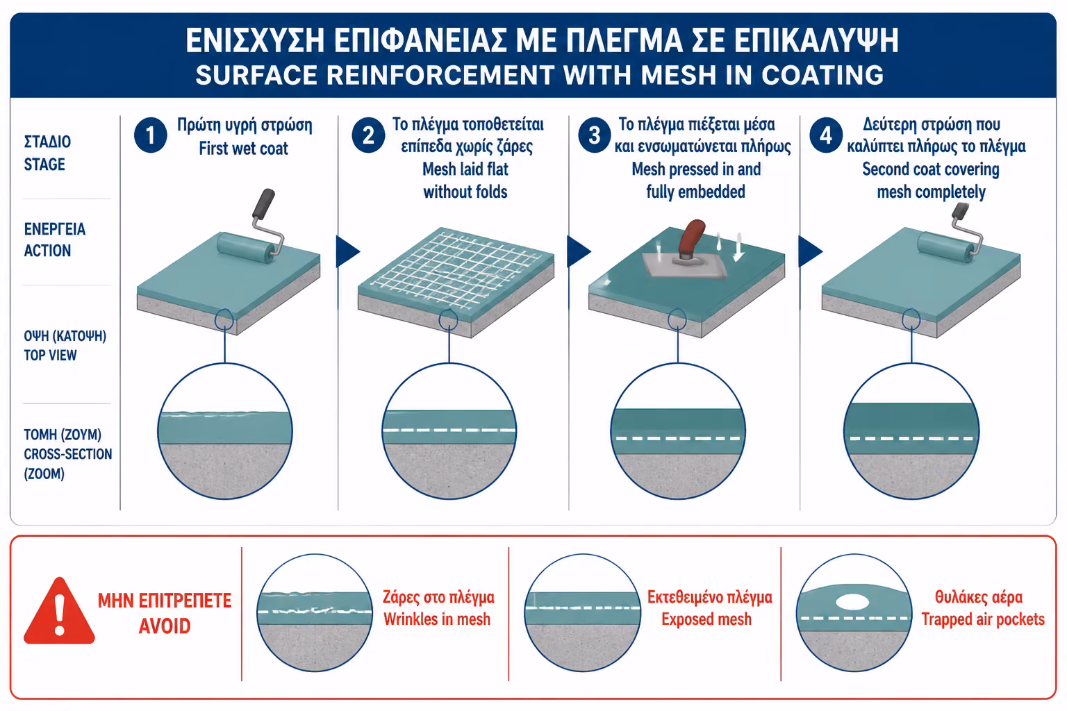 Εικονογράφηση για 7. Πώς εγκιβωτίζεται σωστά το υαλόπλεγμα