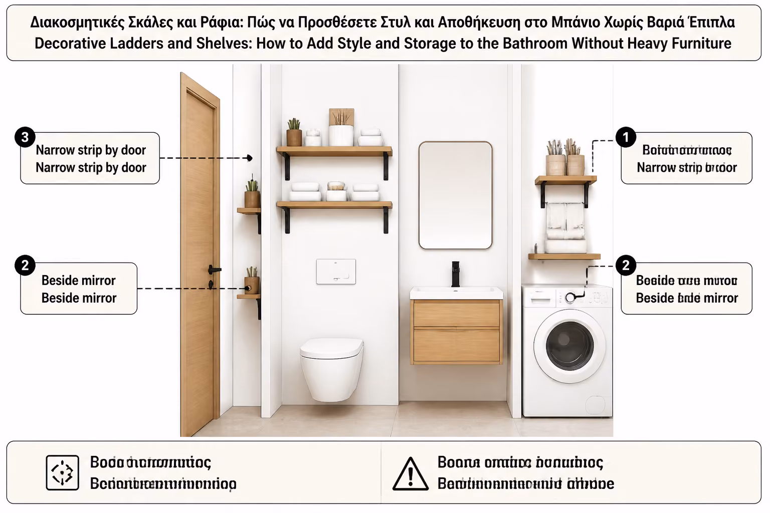 Εικονογράφηση για 8. Πού να τοποθετήσετε floating shelves