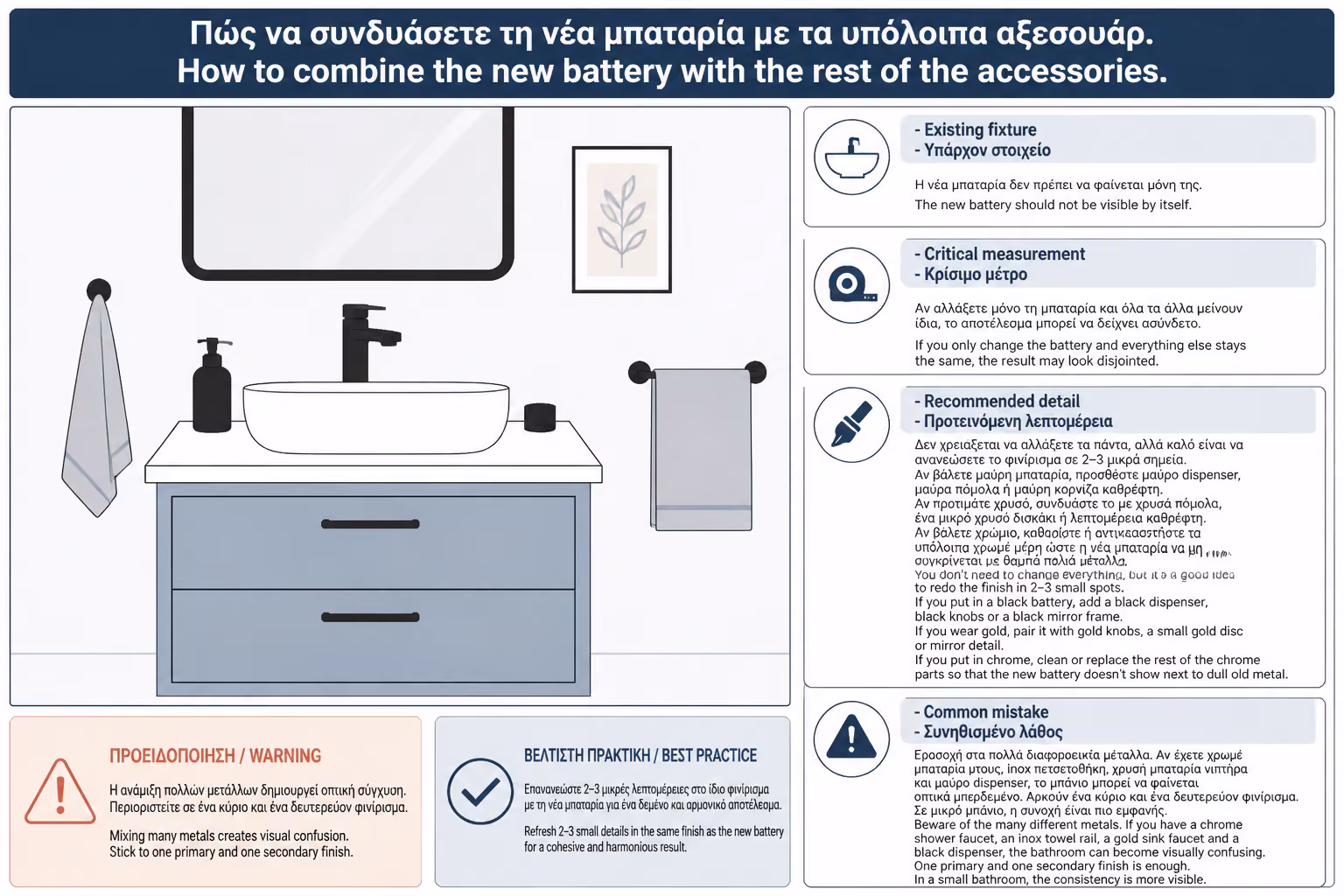 Εικονογράφηση για 8. Πώς να συνδυάσετε τη νέα μπαταρία με τα υπόλοιπα αξεσουάρ