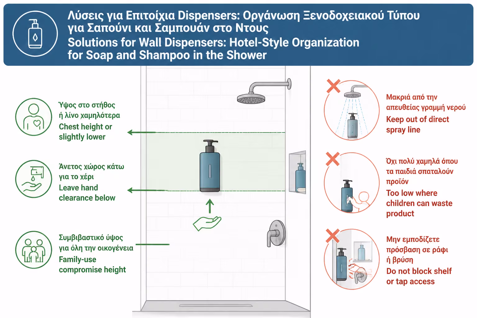 Εικονογράφηση για 11. Σωστό ύψος τοποθέτησης