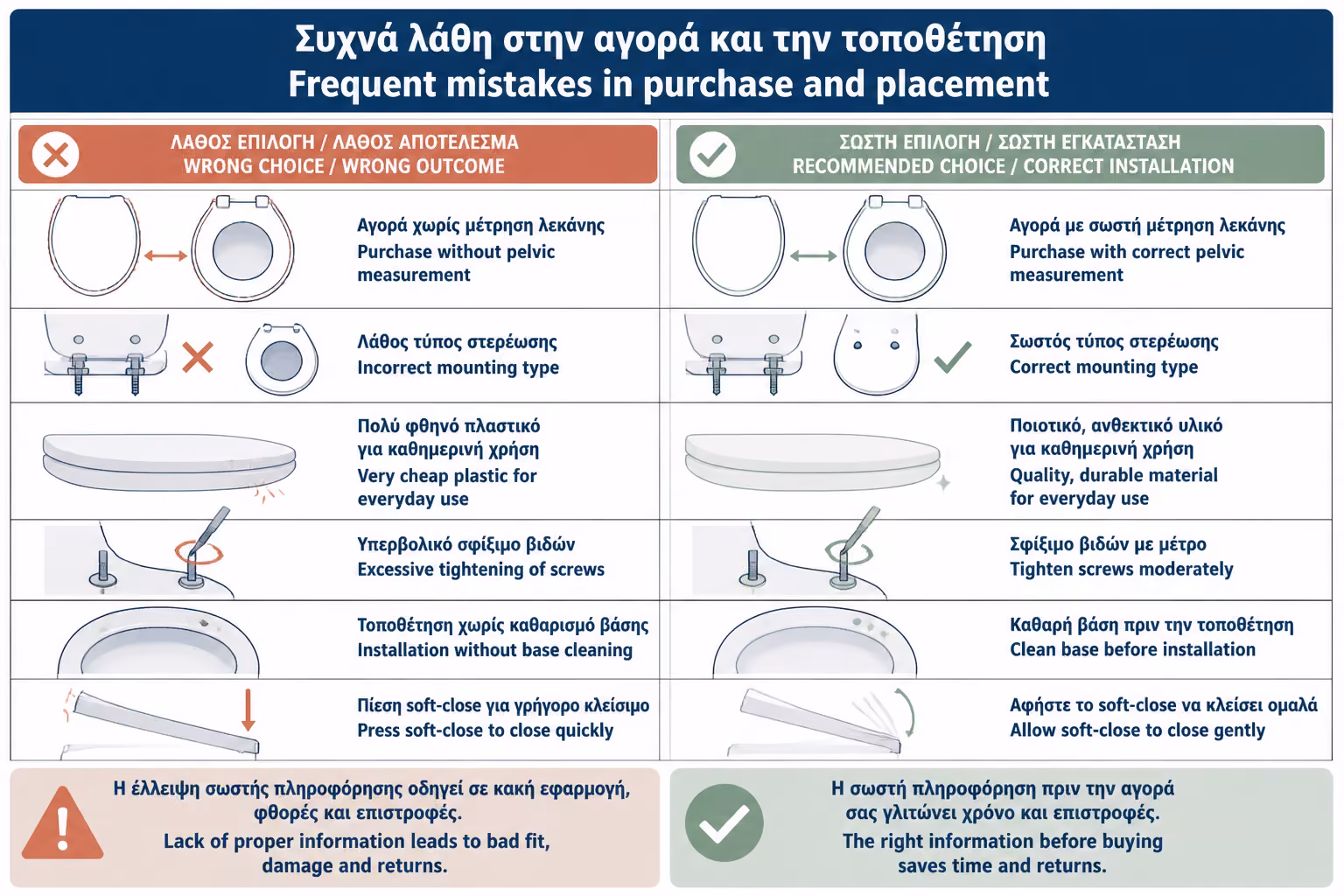 Εικονογράφηση για 19. Συχνά λάθη στην αγορά και τοποθέτηση