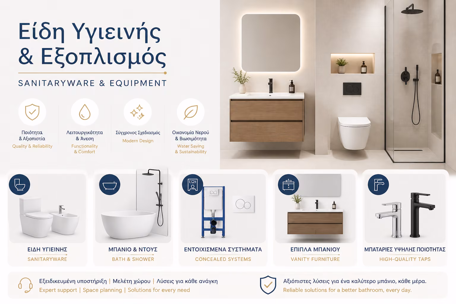 Είδη Υγιεινής & Εξοπλισμός: Η Καθημερινή Σας Άνεση