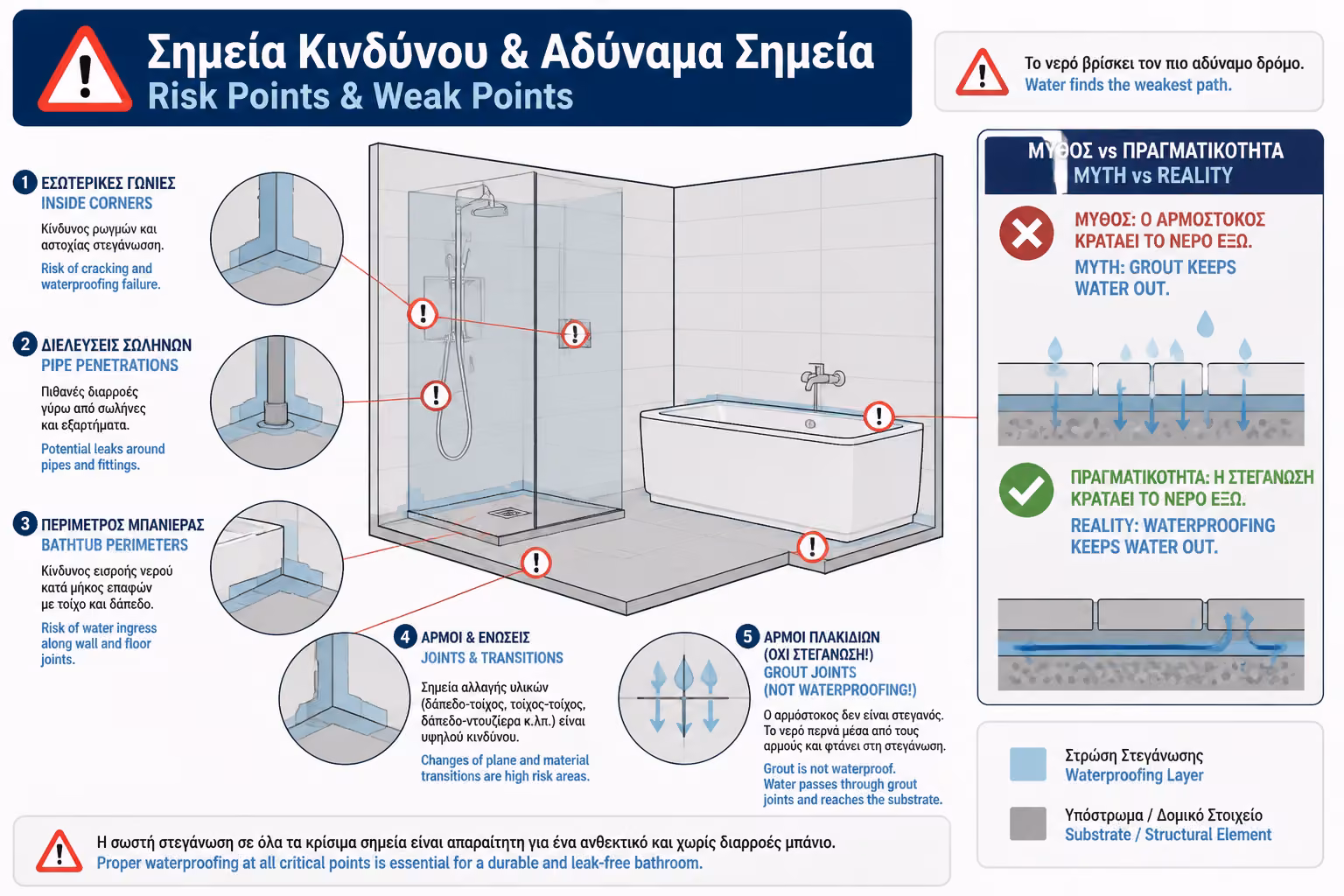 Σημεία Κινδύνου & Αδύναμα Σημεία
