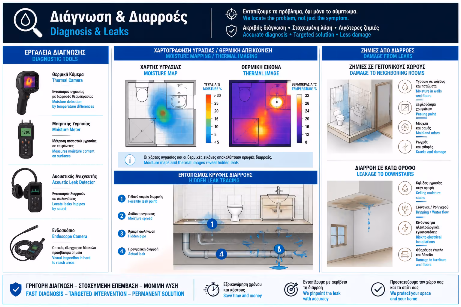 Διάγνωση & Διαρροές