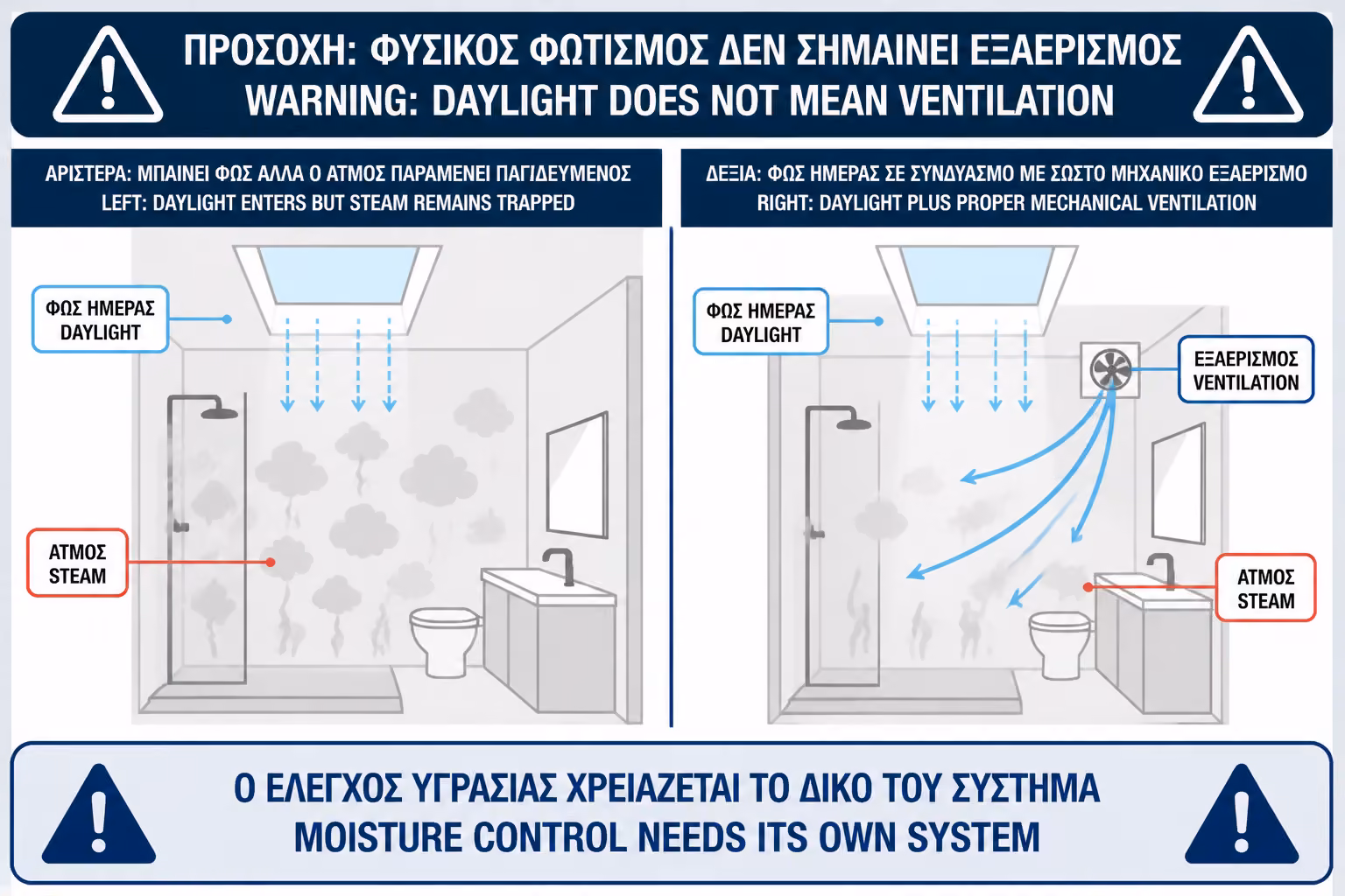 Εικονογράφηση για 14. Φυσικό φως δεν σημαίνει εξαερισμός