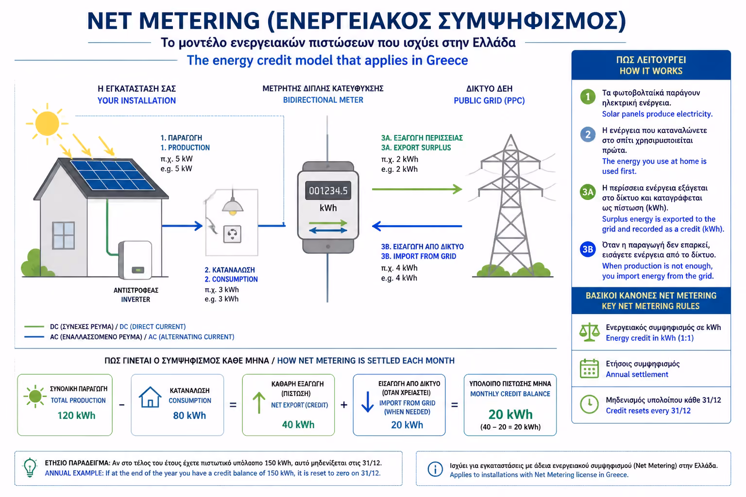 Εικονογράφηση για Το "Χρυσό" Παρελθόν: Πώς δούλευε το Net Metering