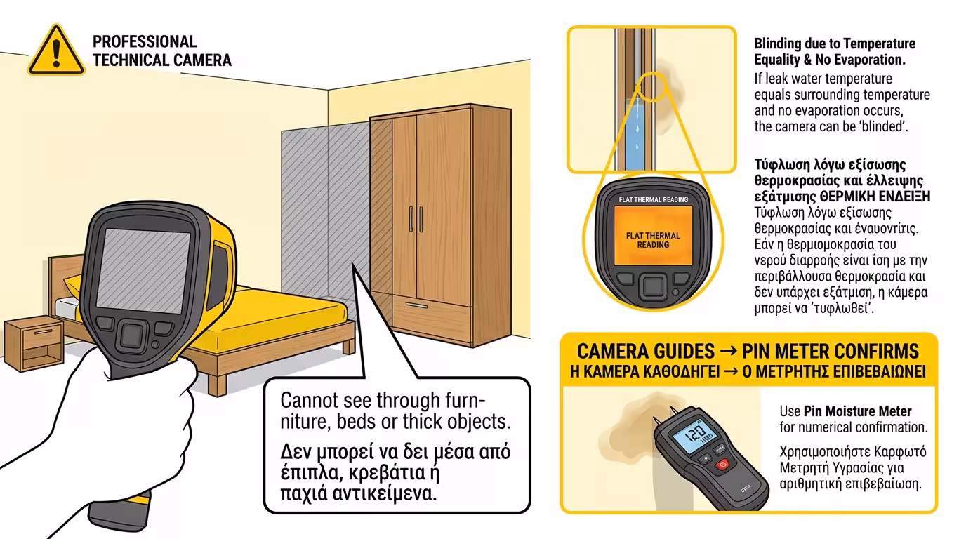 Όρια - δεν βλέπει μέσα από έπιπλα