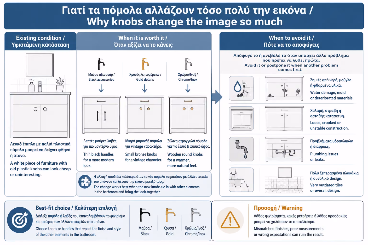 Εικονογράφηση για 1. Γιατί τα πόμολα αλλάζουν τόσο πολύ την εικόνα