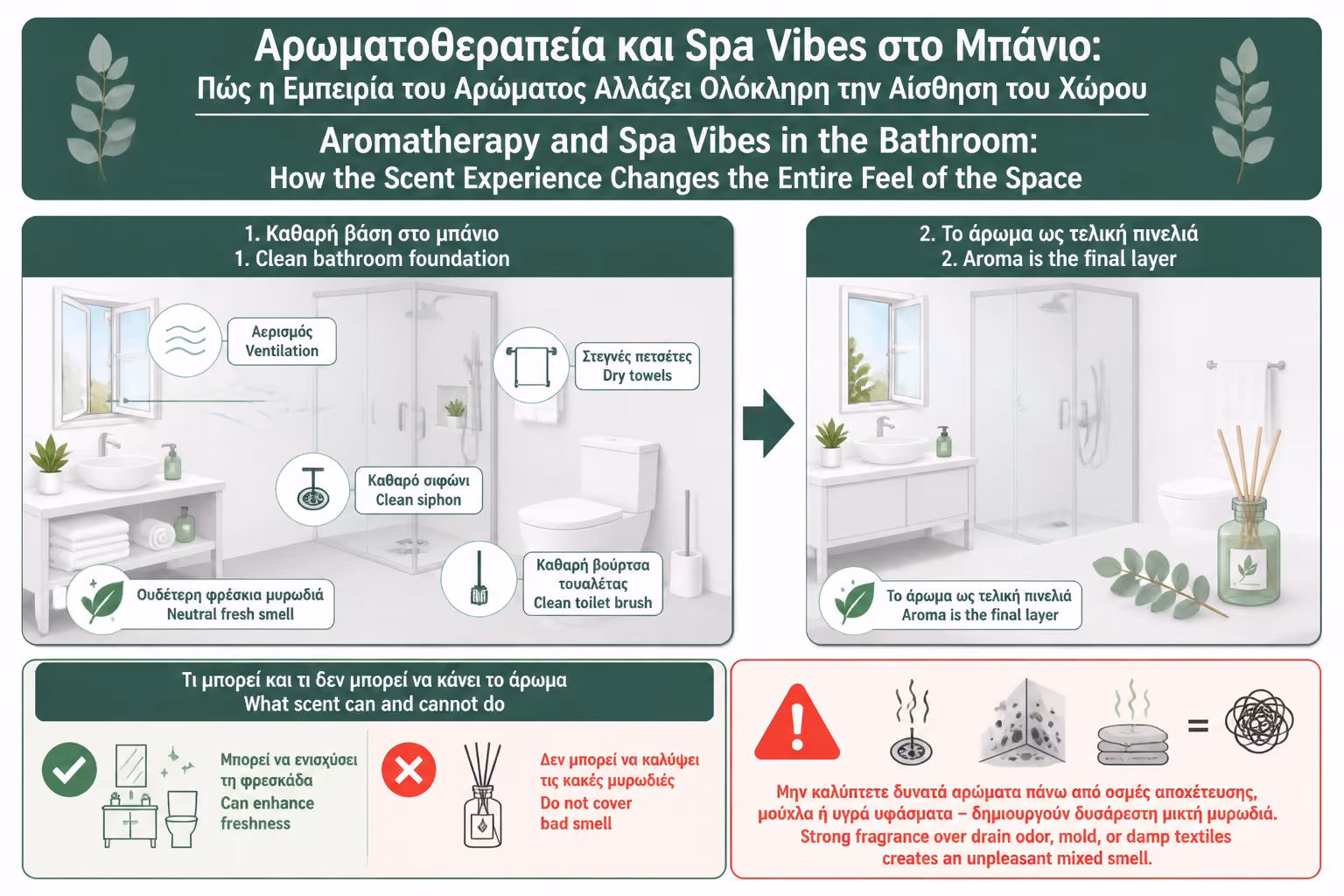 Εικονογράφηση για 1. Γιατί η μυρωδιά επηρεάζει τόσο πολύ την αίσθηση καθαριότητας