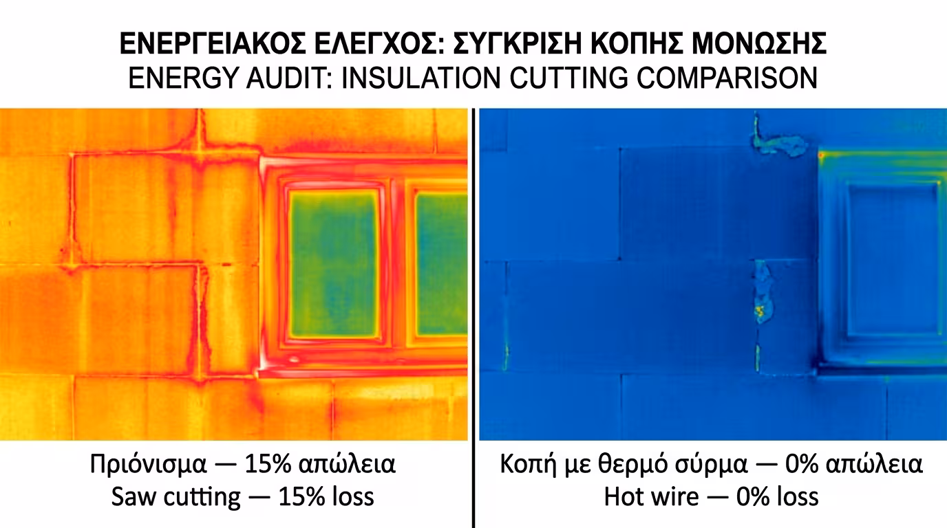 Πείραμα 10x10 - πριόνι vs θερμοκοπτικό γύρω από παράθυρα