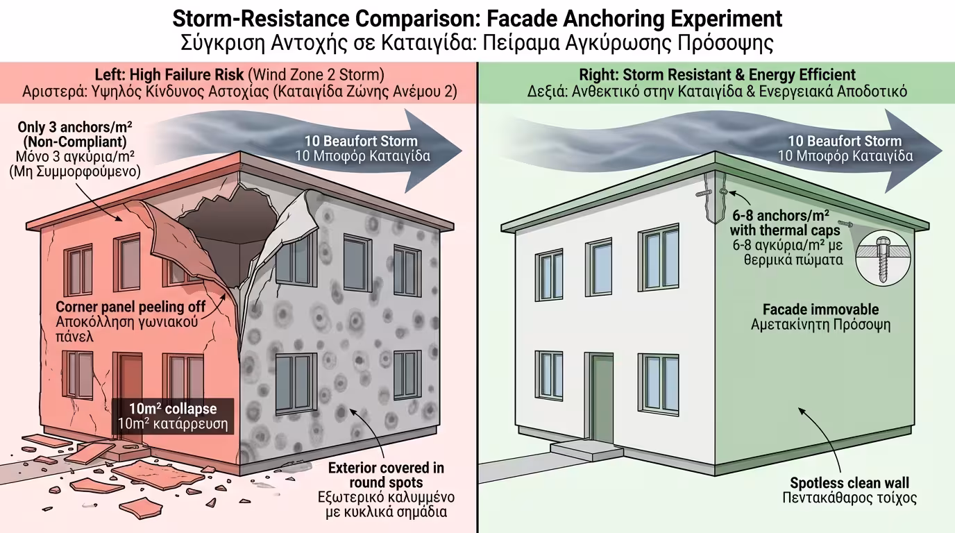 Πείραμα 10x10 - τσιγκουνιά vs σωστή στερέωση βυσμάτων