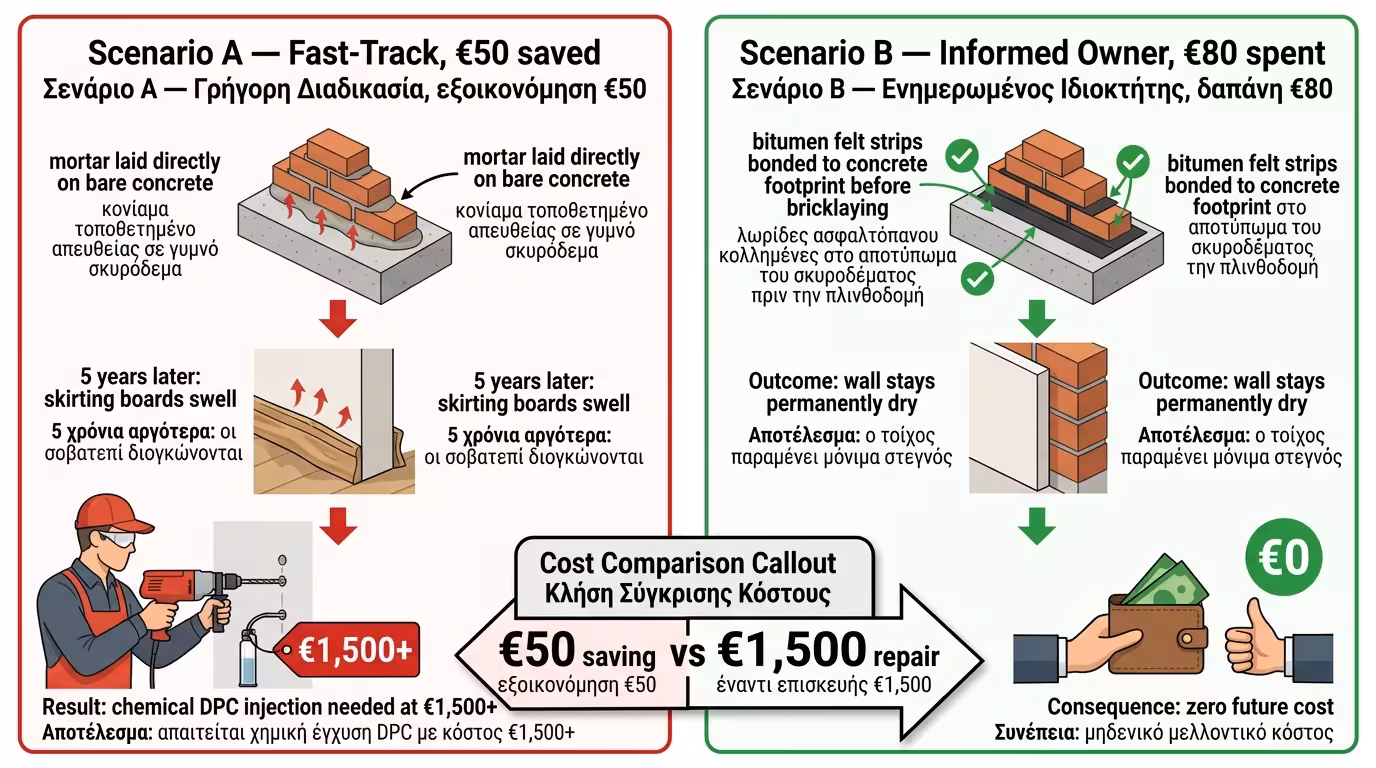 Πείραμα ανέγερσης - γρήγορη εργολαβία vs διαβασμένος ιδιοκτήτης