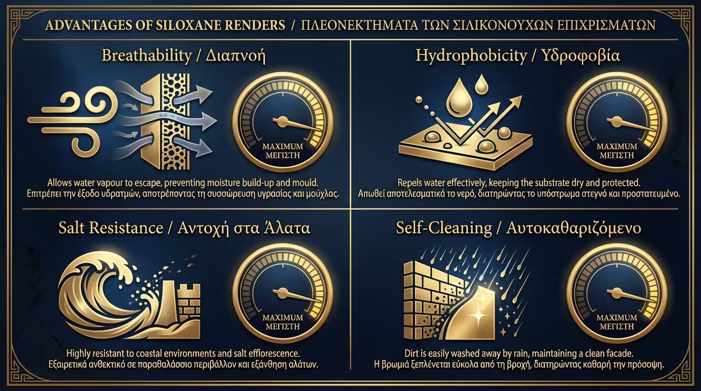 Σταγόνες νερού αναπηδούν από σιλοξανική επιφάνεια - φαινόμενο λωτού