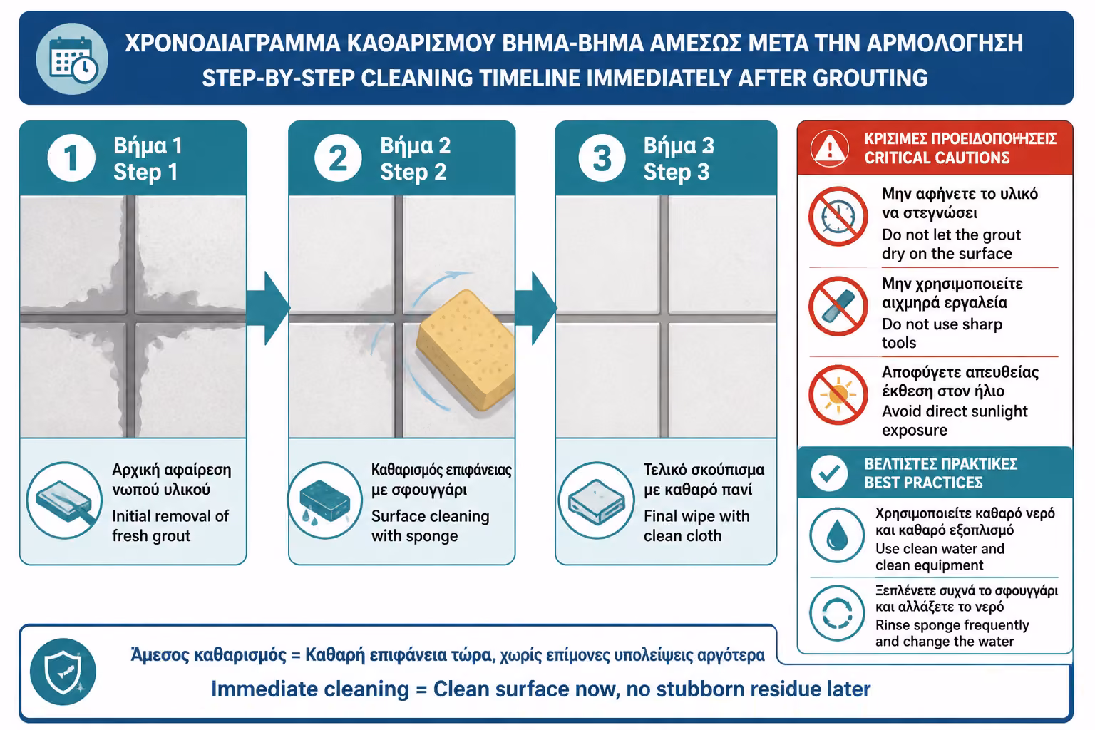 Εικονογράφηση για 4. Τι πρέπει να γίνει αμέσως μετά την αρμολόγηση