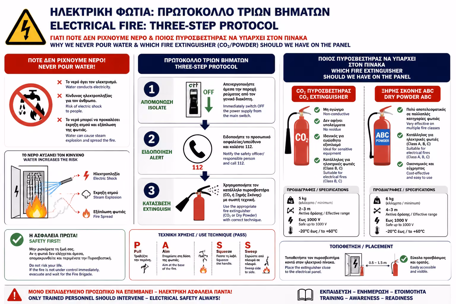 Εικονογράφηση για 2. Το Πρωτόκολλο των 3 Βημάτων (Πώς αντιδρούμε)