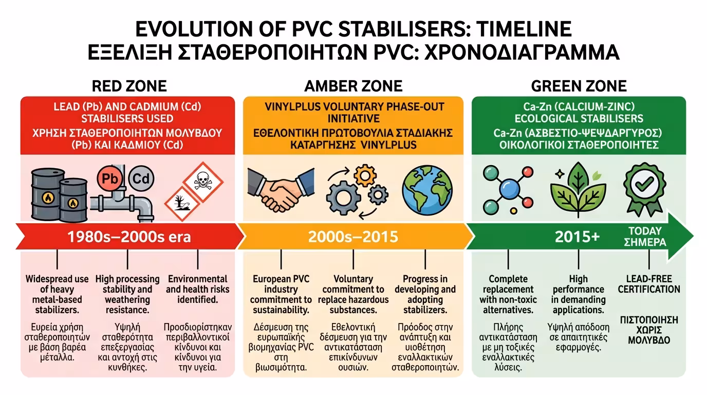 Μόλυβδος στα PVC - η ιστορία και η κατάργηση