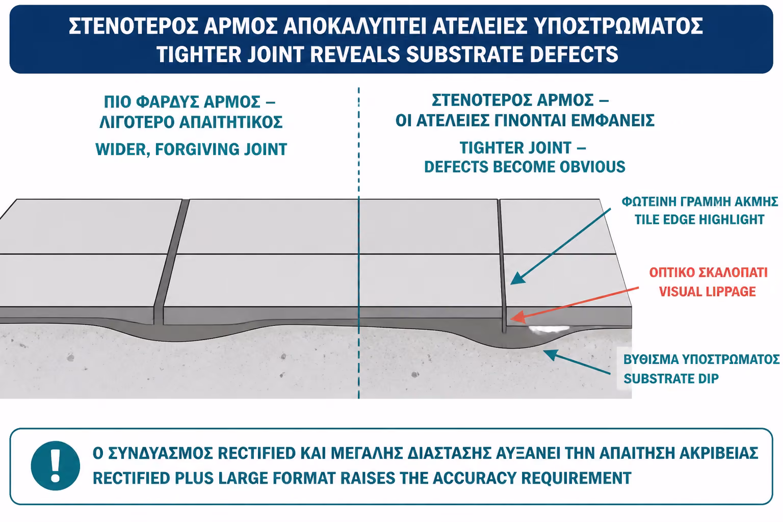 Εικονογράφηση για 7. Το υπόστρωμα πρέπει να είναι πολύ πιο σωστό