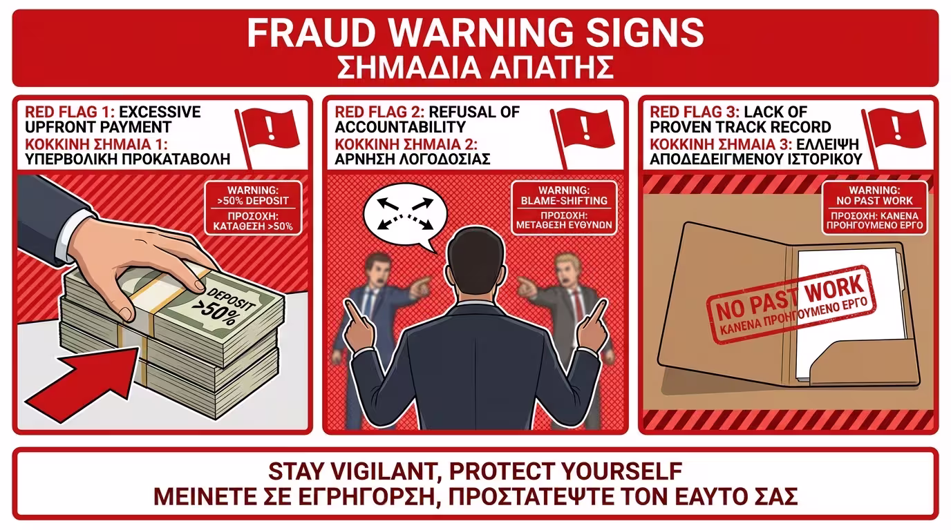 Σημάδια κινδύνου πριν υπογράψετε συμφωνητικό